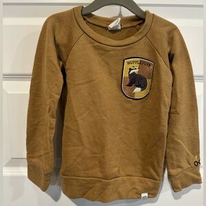 Lulu + Roo Girls Size 4T Hufflepuff Harry Potter Sweatshirt - EUC